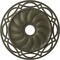 Ekena Millwork Loera Ceiling Medallion (Fits Canopies up to 6 1/4"), 26 5/8"OD x 4 1/2"ID x 1 3/8"P, Witch Hazel CM26LOWHF - alternate 1